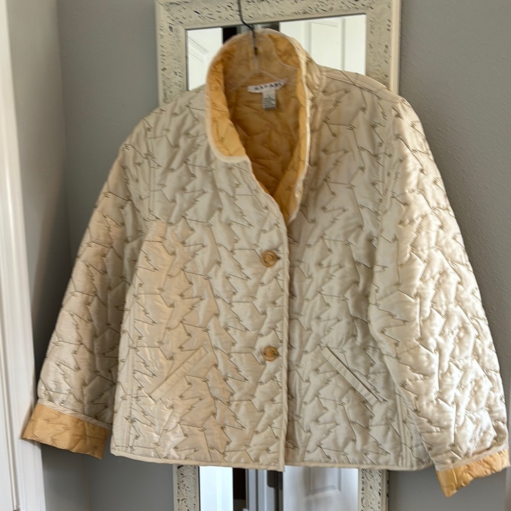 Rafael Quilted Jacket size L.  $20